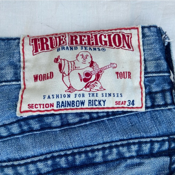 True Religion Straight Leg Size 31 Jeans RN 112790 CA30427. - Picture 6 of 12